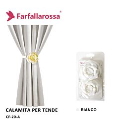 Coppia Calamita per Tende CF20 - Bianco