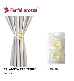 Coppia Calamita per Tende CF20 - Beige