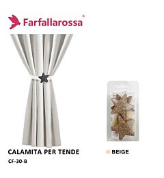 Coppia Calamita per Tende CF30 - Beige