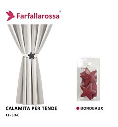 Coppia Calamita per Tende CF30 - Bordeaux