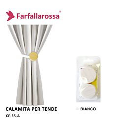 Coppia Calamita per Tende CF35 - Bianco