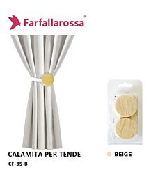 Coppia Calamita per Tende CF35 - Beige