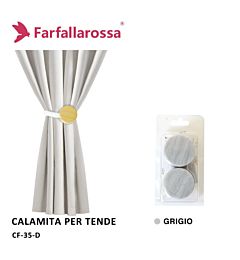 Coppia Calamita per Tende CF35 - Grigio