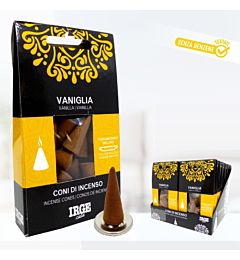 CONI INCENSO - VANIGLIA - 12PZIrge