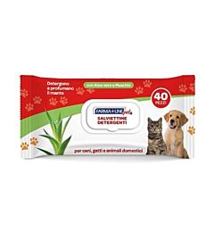 FarmaLine Salviette Detergenti per Animali - 40pz