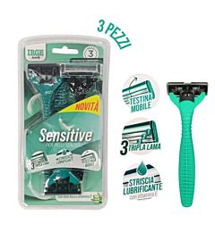 Rasoio Sensitive per Pelli Sensibili - 3pz