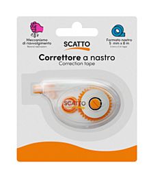 SCATTO CORRETTORE NASTRO 8MScatto