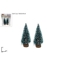 Alberelli Innevati 18cm - 2pzDue Esse