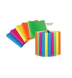RACCOGLITORE 4 ANELLI FLUO - DORSO 30MM
