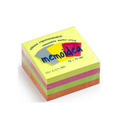 MEMO STICK 75x75MM - NEON - 400PZ