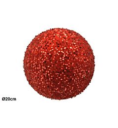 Sfera Decorativa Ø20cm - RossoNataluna
