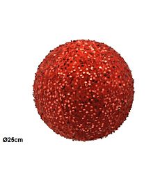 Sfera Decorativa Ø25cm - RossoNataluna