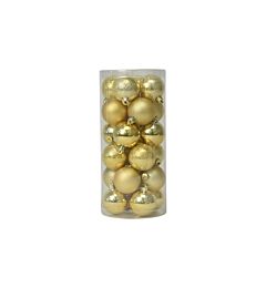 Set 24 Palline di Natale Ø5cm - OroNataluna