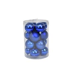 Set 16 Palline di Natale Ø6cm - Blu