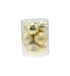 Set 9 Palline di Natale Ø8cm - OroNataluna