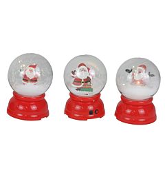 Palla di Neve + Luce/Musica - Ø15x21cmNataluna