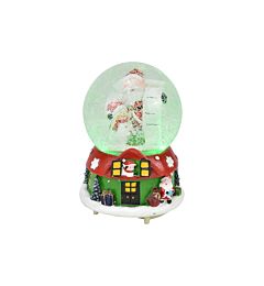 Palla di Neve 10cm - Babbo Natale 18/100Nataluna