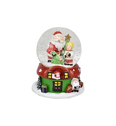 Palla di Neve 6,5cm - Babbo Natale 18/65Nataluna