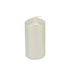 Moccolo Ø5x10cm - Bianco Metal