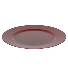 Sottopiatto in Plastica Ø33cm - RossoNataluna