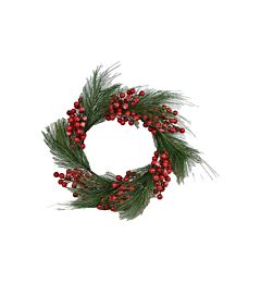 Dietroporta Tondo Ø45cm - Pino con BaccheNataluna