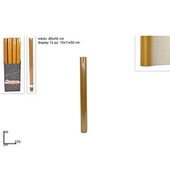 ROTOLO ORGANZA 50X270CM ORO ART.1090608 50CM (X 3Y G)