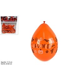 Palloncini Halloween Arancione - 16pz