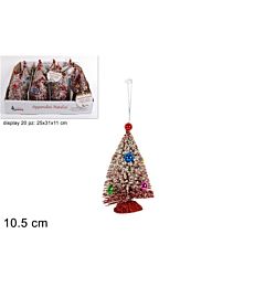 Alberello Decorativo 10,5cm - RossoDue Esse