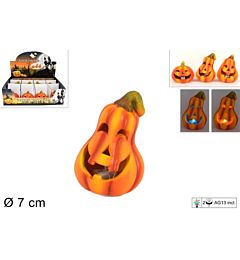 Zucca Halloween con Luce - Ø7cm