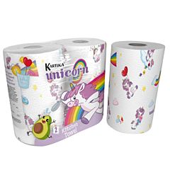 KARTIKA CARTA CASA 2 VELI 2PZ UNICORN