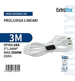 Prolinga Lineare Spina 16A - 3mExtrastar