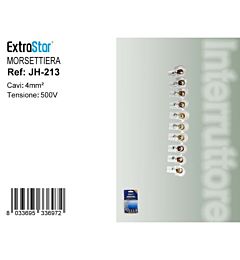 Morsettiera Elettrica 4mm² - TrasparenteExtrastar