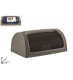 Portapane Rattan 18x27x41cm - Marrone