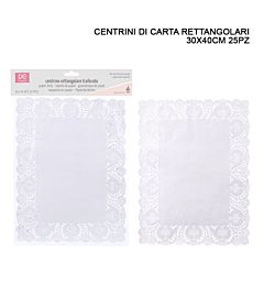 DC CASA CENTRINO CARTA RETT, 31X44CM 25PZ BIANCODc Casa