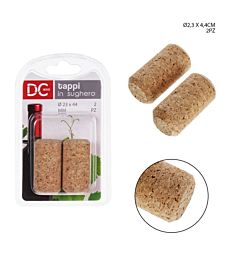 DC CASA TAPPO BOTTIGLIA 23X44MM 2PZDc Casa