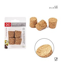 DC CASA TAPPO BOTTIGLIA 20/25X25MM 4PZDc Casa