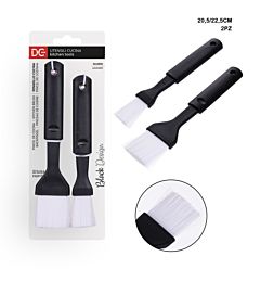 DC CASA L/BLACK PENNELLO ALIMENTI 2PZ 19,5/22,5CMDc Casa