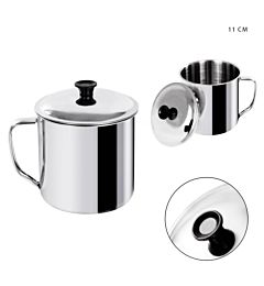 Pentolino con Coperchio Acciaio - Ø11cmDc Casa