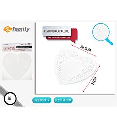 CENTRINI DA CARTA CUORES Family