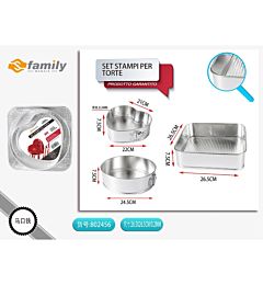 SET STAMPI PER TORTE