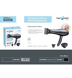 Asciugacapelli Professionali Mod.6006 - 950WTekone