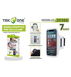 BORSA SPORTIVA PER CELLULARE BIANCOTekone