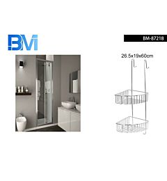 MENSOLA BAGNO ANGOLARE 2 PIANI DA APPENDEREBm