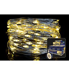 100 Micro LED Caldo Esterno - 8 Giochi Luce - 10mNataluna