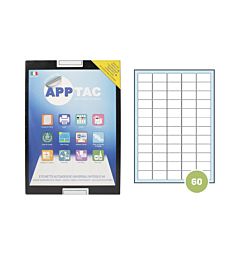 ETICHETTA AUTOADESIVA A4 (37,5X23,5)  100FOGLIApptac