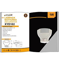 Luce Notturna con Interruttore XYD102 - 6500K