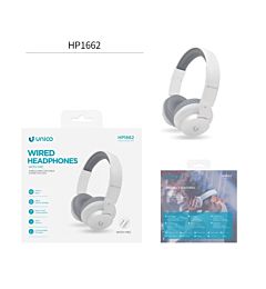 CUFFIE OVER-EAR CABLATO CON MICROFONO STILE CIRCUMAURALE PER AUDIO E CHIAMATE