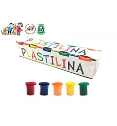 PLASTILINA BARATTOLI 85G - 5PZ