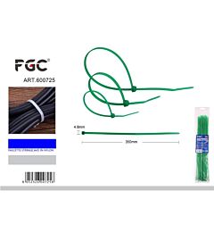 FGC Fascette Stringicavo Verdi - 4,8x350mm/30pzFgc