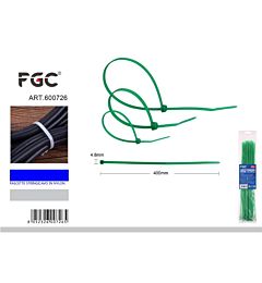 FGC Fascette Stringicavo Verdi - 4,8x400mm/20pzFgc